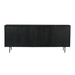 Dressoir Madison Zwart Mangohout 210 cm