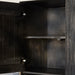 Vakkenkast Madison XXL Zwart Mangohout 135 cm