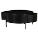Ronde salontafel Madison Zwart Mangohout 80 cm