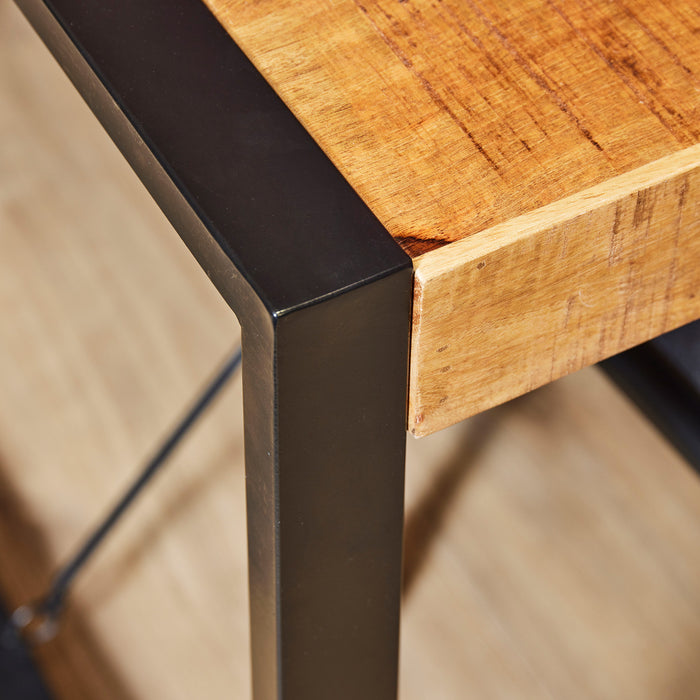 Rechthoekige eettafel Boaz Naturel Mangohout 140 cm