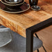 Rechthoekige eettafel Boaz Naturel Mangohout 140 cm