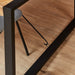 Rechthoekige eettafel Boaz Naturel Mangohout 140 cm