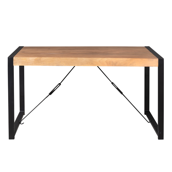 Rechthoekige eettafel Boaz Naturel Mangohout 160 cm