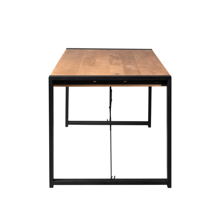 Rechthoekige eettafel Boaz Naturel Mangohout 200 cm