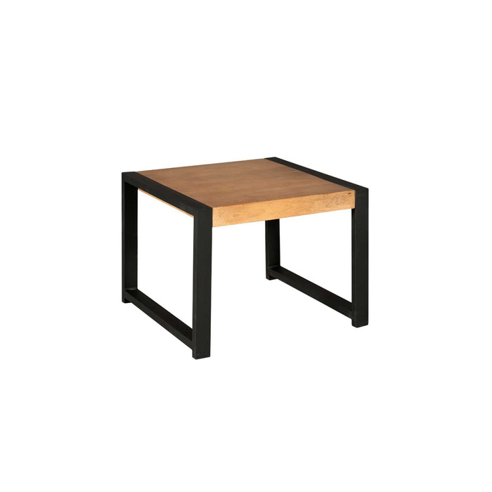 Bijzettafel Boaz Naturel Mangohout 60 cm