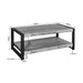 Salontafel Boaz met onderblad Naturel Mangohout 110 cm