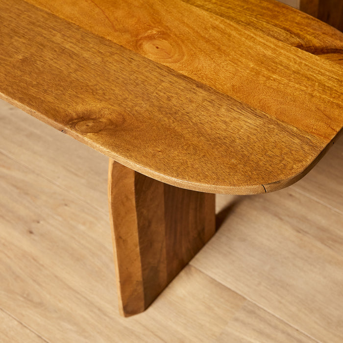 Eetkamerbank Tense Naturel Mangohout 280 cm