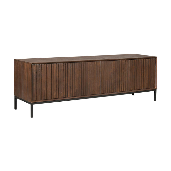 Tv meubel Madison Bruin Mangohout 165 cm