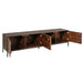 Tv meubel Madison Bruin Mangohout 210 cm