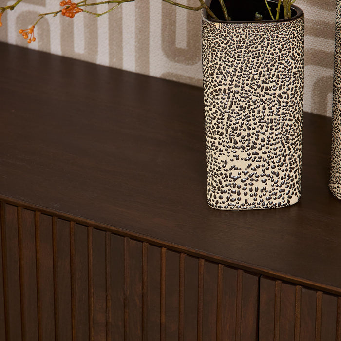 Tv meubel Madison Bruin Mangohout 210 cm