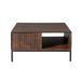 Vierkante salontafel Madison Bruin Mangohout 80 cm