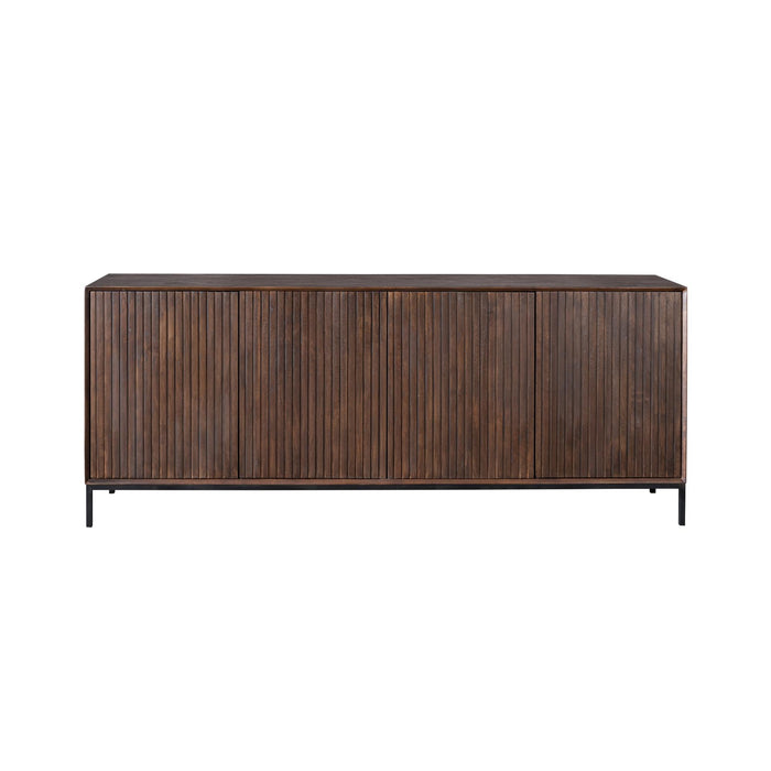 Dressoir Madison Bruin Mangohout 210 cm