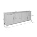 Dressoir Madison Bruin Mangohout 210 cm