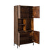 Vakkenkast Madison Bruin Mangohout 90 cm