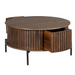 Ronde salontafel Madison Bruin Mangohout 80 cm