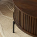 Ronde salontafel Madison Bruin Mangohout 80 cm