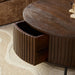 Ronde salontafel Madison Bruin Mangohout 80 cm