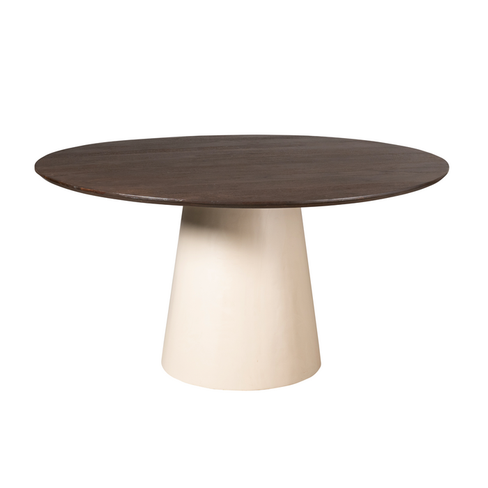 Ronde eettafel Madison Bruin Mangohout 130 cm