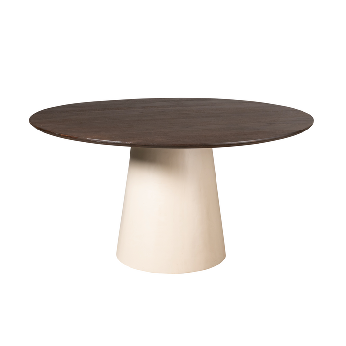Ronde eettafel Madison Bruin Mangohout 150 cm