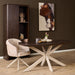 Deens ovale eettafel Madison Bruin Poot Zand Mangohout 160 cm