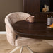 Deens ovale eettafel Madison Bruin Poot Zand Mangohout 160 cm
