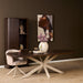 Deens ovale eettafel Madison Bruin Poot Zand Mangohout 280 cm