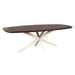 Deens ovale eettafel Madison Bruin Poot Zand Mangohout 200 cm