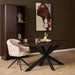 Deens ovale eettafel Madison Bruin Poot Zwart Mangohout 160 cm