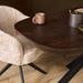 Deens ovale eettafel Madison Bruin Poot Zwart Mangohout 280 cm