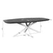 Deens ovale eettafel Madison Bruin Poot Zwart Mangohout 280 cm