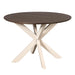 Ronde eettafel Madison Bruin Poot Zand Mangohout 110 cm