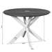 Ronde eettafel Madison Bruin Poot Zand Mangohout 110 cm
