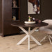 Ronde eettafel Madison Bruin Poot Zand Mangohout 110 cm