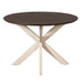 Ronde eettafel Madison Bruin Poot Zand Mangohout 110 cm