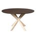 Ronde eettafel Madison Bruin Poot Zand Mangohout 130 cm