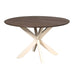 Ronde eettafel Madison Bruin Poot Zand Mangohout 130 cm