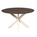 Ronde eettafel Madison Bruin Poot Zand Mangohout 130 cm