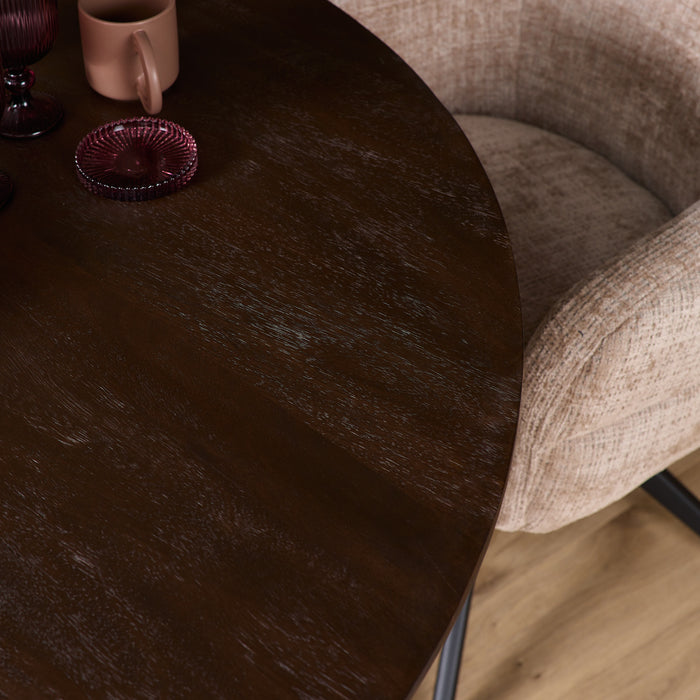 Eiken Eettafel Ferris Rond 130 cm