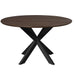 Ronde eettafel Madison Bruin Poot Zwart Mangohout 150 cm