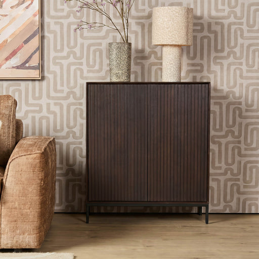 Kabinet kast Madison Bruin Mangohout 100 cm
