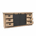 Dressoir Fresno Naturel Mangohout 200 cm