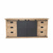 Dressoir Fresno Naturel Mangohout 200 cm