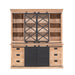 Vitrinekast Fresno Naturel Mangohout 200 cm