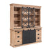 Vitrinekast Fresno Naturel Mangohout 200 cm