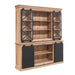 Vitrinekast Fresno Naturel Mangohout 200 cm