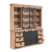 Vitrinekast Fresno Naturel Mangohout 200 cm