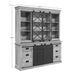 Vitrinekast Fresno Naturel Mangohout 200 cm