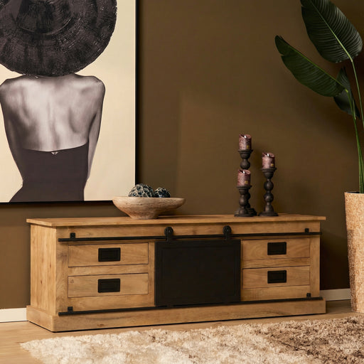 Tv meubel Fresno Naturel Mangohout 155 cm