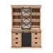 Vitrinekast Fresno Naturel Mangohout 160 cm