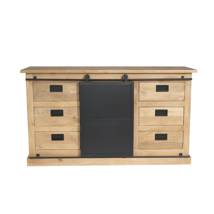 Dressoir Fresno Naturel Mangohout 160 cm